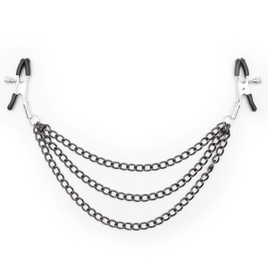 Ohmama Fetish Nipple Clamps With Black Chains