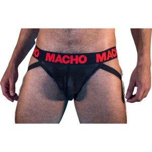 Macho Mx26x2 Jock Black/red M