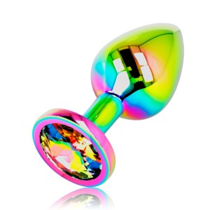 Ohmama Iridescent Circle Anal Plug Size S