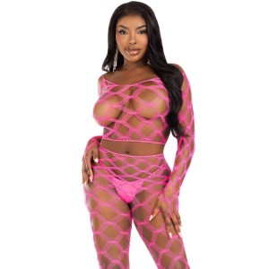 Leg Avenue Top & Leggins Hardcore Fuchsia
