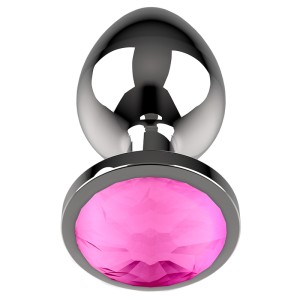 Coquette Chic Desire Anal Plug Metal Pink Color Size L 4 X 9 Cm