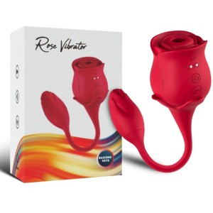 Armony Rose Licking Vibrating De Clit & Vibrator 10 Modes Red