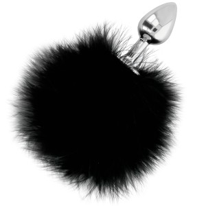 Darkness Extra Anal Buttplug With Tail Black 7 Cm
