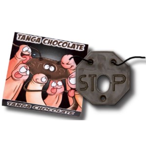 Diablo Picante Chocolate-mint Stop Gummy Thong