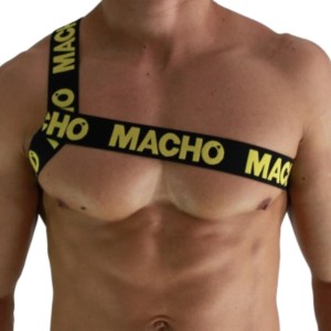 Macho Roman Harness Yellow S/m