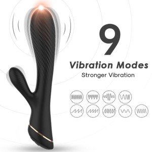 Armony Vibrator Rabbit Silicone Black