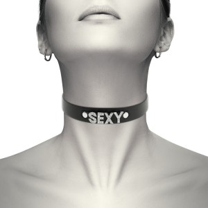 Coquette Chic Desire Sexy Vegan Leather Choker