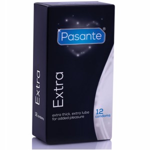 Pasante Extra Condom Extra Thick 12 Units