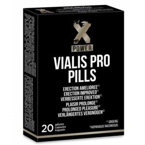 X Power Vialis Pro Erection Enhancing Capsules 20 Units