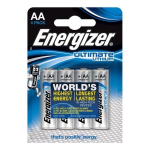 Energizer Ultimate Lithium Aa L91 Lr6 1,5v *4