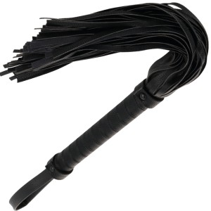 Darkness Black Bondage Whip 42cm Leather