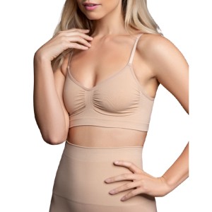 Bye-bra Medium Control Bra Seamless Beige Size S