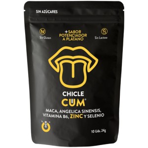 Wug Sex Sense Cum Ejaculation Increase Gum & Semen Banana Flavor 10 Units