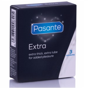 Pasante Extra Condom Extra Thick 3 Units