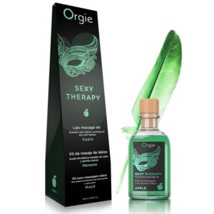 Orgie Lips Massage Kit Apple