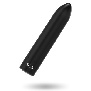 Black&silver Kernex 2 Black Vibrating Magnetic Bullet