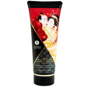 Shunga Strawberry And Cava Massage Cream 200 Ml