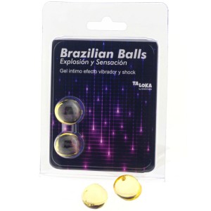 Taloka 2 Brazilian Balls Vibrating & Shock Effect Exciting Gel