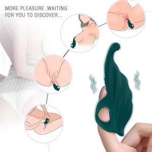 Armony Finger Stimulator & Vibrator Green