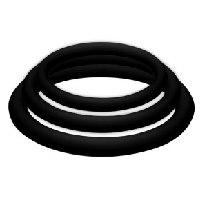 Joydivision Potenzduo Plus 3 Black Rings Set S, M, L