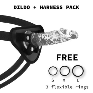 Xray Harness + Clear Cock 16.5 Cm X 4 Cm