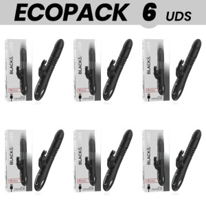 Ecopack 6 Units Black&silver Kenji Stimulating Vibe Compatible With Watchme Wireless Technology