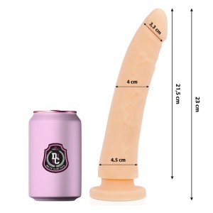Delta Club Toys Natural Dildo Medical Silicone 23 Cm -o- 4.5 Cm