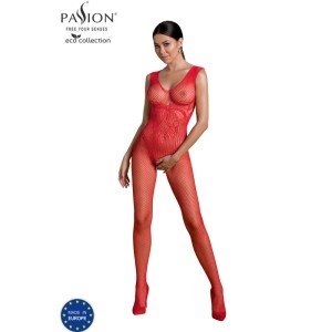 Passion Eco Collection Bodystocking Eco Bs003 Red
