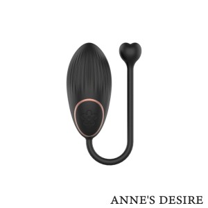 Annes Desire Egg Remote Control Technology Watchme Black/gold