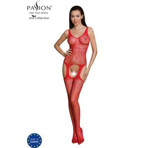 Passion Eco Collection Bodystocking Eco Bs010 Red