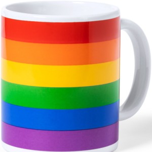 Pride Lgbt Flag Cup In Individual Box Kraft /en/pt/en/fr/it/