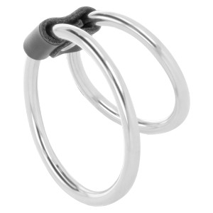Darkness Double Metal Penis Ring