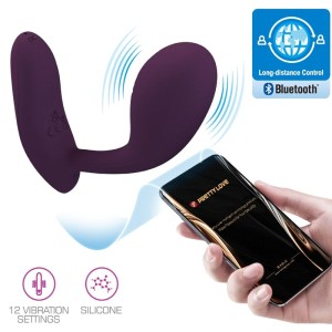 Pretty Love Baird G-spot 12 Vibrations Rechargeable Lila App