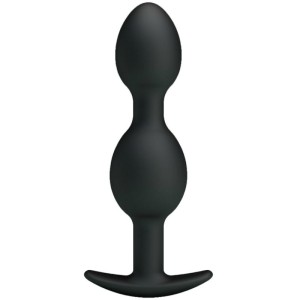 Pretty Love Silicone Anal Balls 12.5 Cm Black