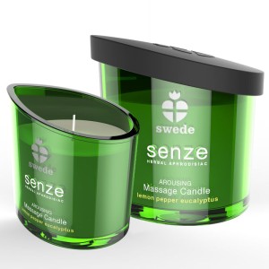 Swede Senze Arousing Massage Candle Lemon, Pepper, Eucalyptus
