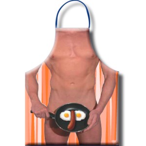 Diablo Picante Mens Fried Eggs Apron