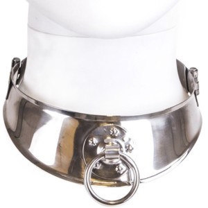 Metal Hard Restraint Collar With Ring