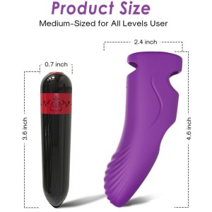 Armony Aurora Vibrator Finger Purple