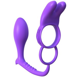 Fantasy C-ringz  Ass Gasm Vibrating  Rabbit