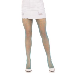 Leg Avenue Lycra Fishnnet Pantyhose Blue