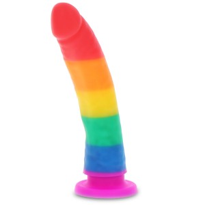 Pride Lgbt Flag Unicorn Dancer Dildo 14.5 Cm