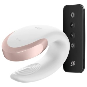 Satisfyer Double Love Luxury Partner Vibrator White