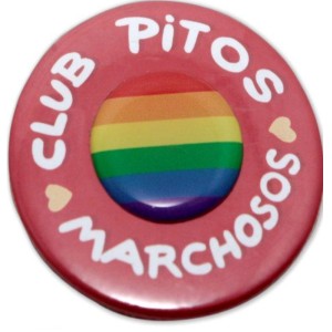 Pride Pride Badge With Stiff Dicks