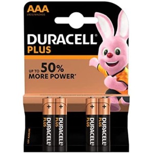 Duracell Plus Power Battery Aaa Lr03 4 Units