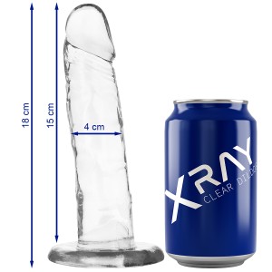 X Ray Clear Cock 18 Cm -o- 4 Cm