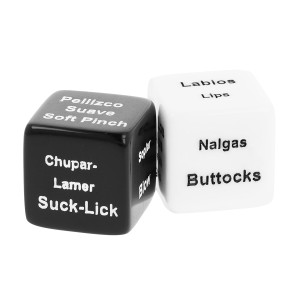 Black&silver Dice For Couples Es/en
