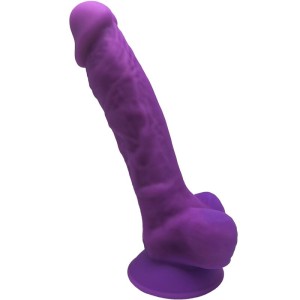 Silexd Model 1 Realistic Penis Premium Silexpan Silicone Violet 17.5 Cm