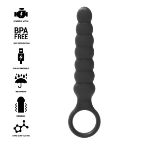 Black&silver Bob Powerful Silicone Anal Dilator