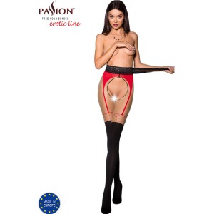 Passion Tiopen 003 Red Tights 3/4 20/40 Den