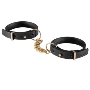 Bijoux Indiscrets Maze Handcuffs Black Bracelets